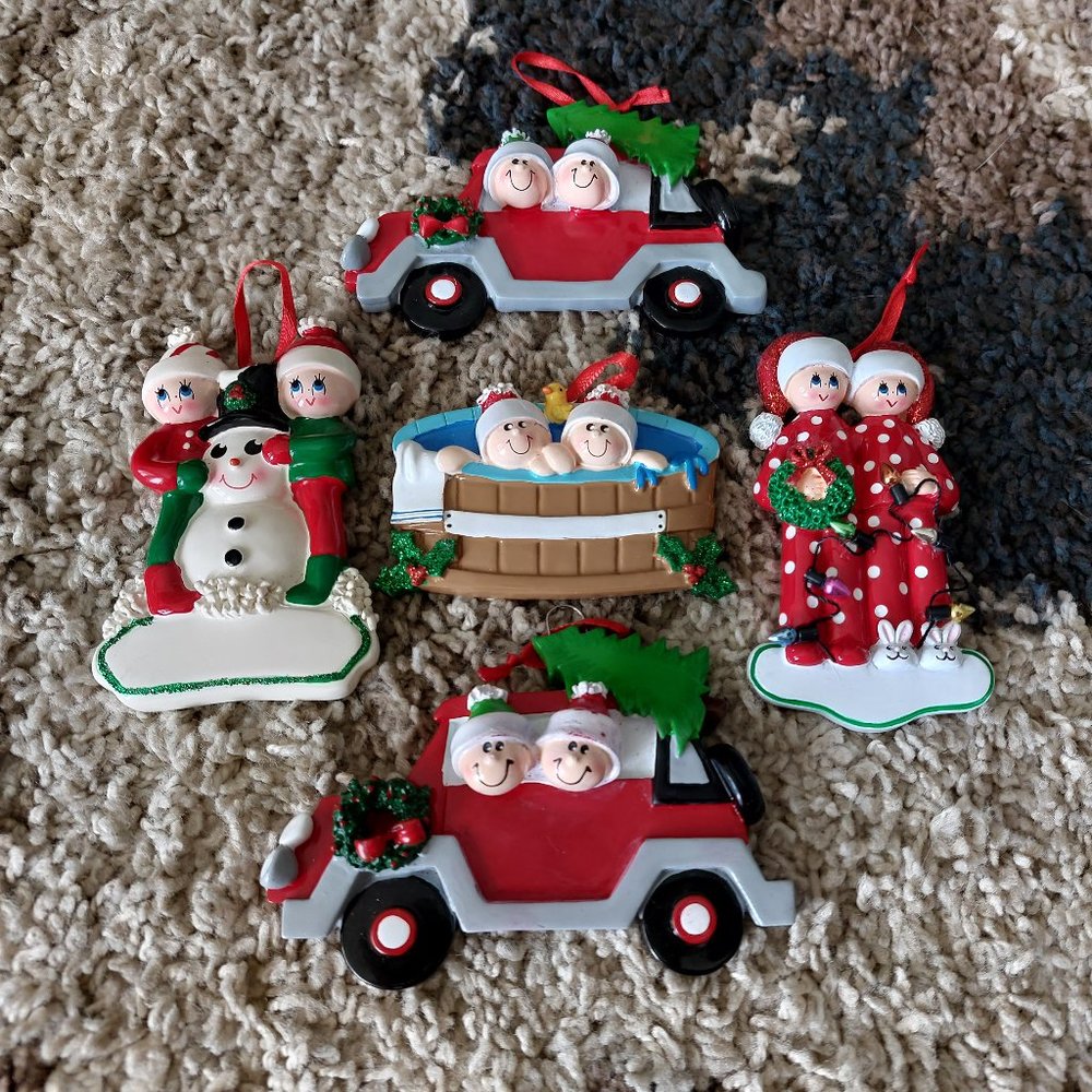 Christmas Ornaments Set - Ceramic